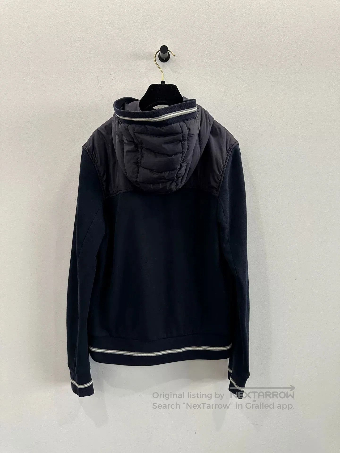 Moncler Moncler Men's Blue Down Knit Jacket. Size US M / EU 48-50 / 2 - 3 Thumbnail