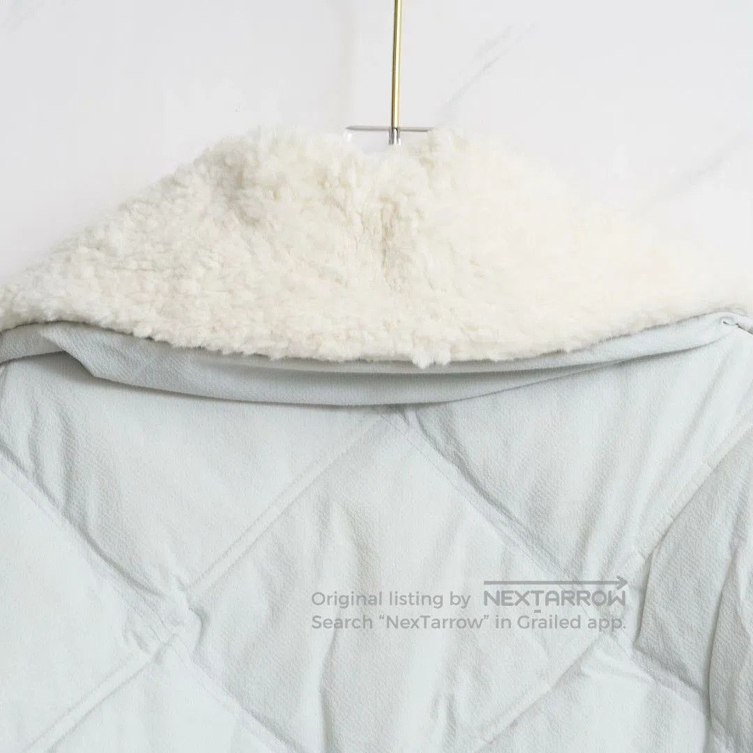 IENKI IENKI IENKI IENKI Women's Lamb Wool Collar Down Jacket. Size L / US 10 / IT 46 - 4 Thumbnail
