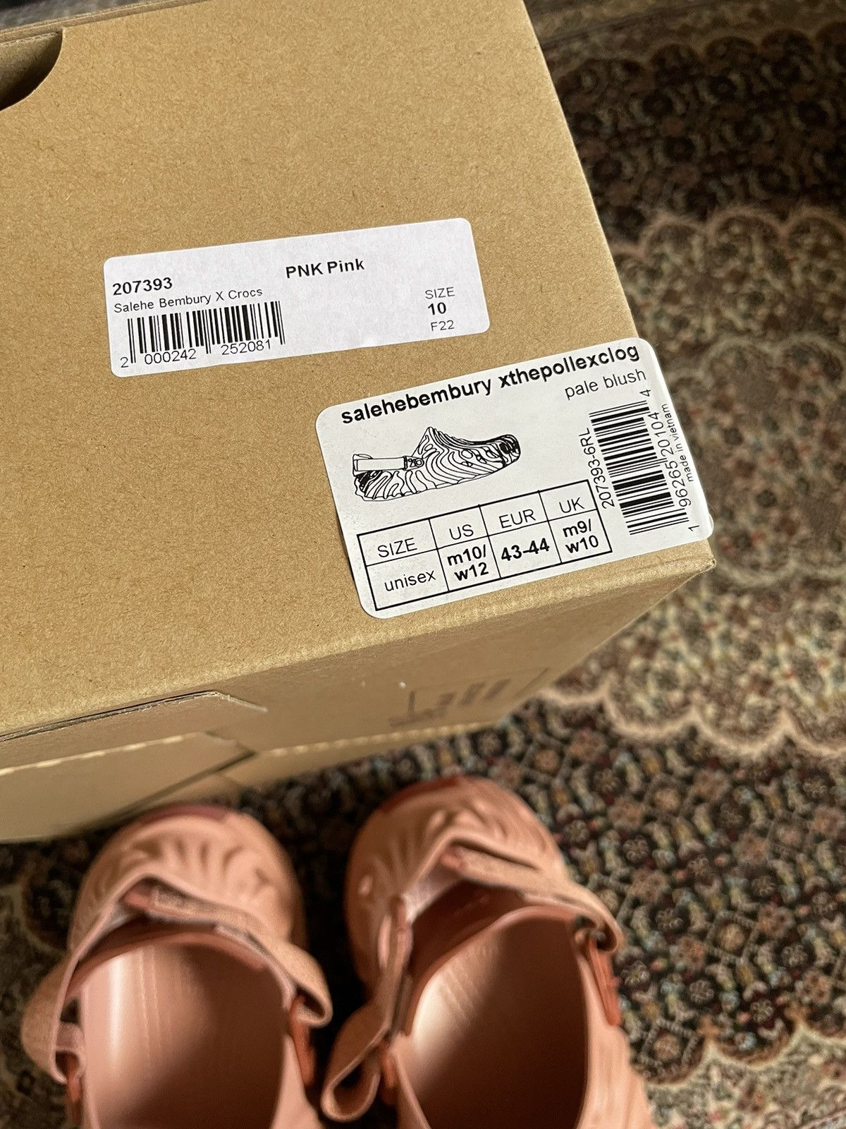 Crocs × Salehe Bembury Salehe Bembury X Crocs Pollex Clogs Pale Blush Size US 10 / EU 43 - 5 Thumbnail