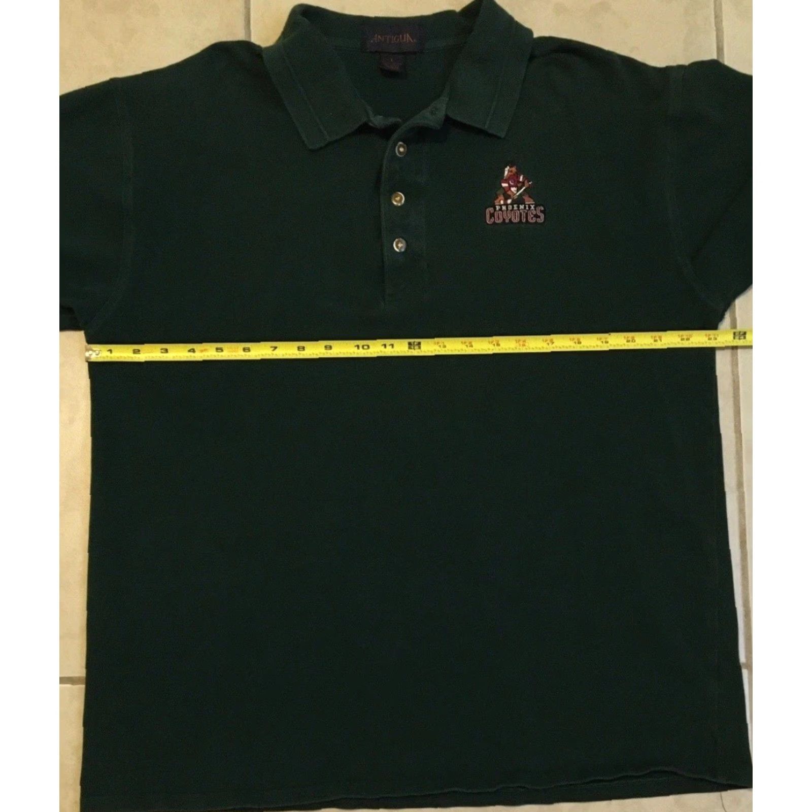 Vintage VINTAGE 90s Phoenix Coyotes Faded Polo Shirt L green Nike Shirt Mens T-Shirt Short Sleeve 80s Grunge Fans Sun Logo Sports NHL Playoffs Stanley Cup Size US L / EU 52-54 / 3 - 6 Thumbnail
