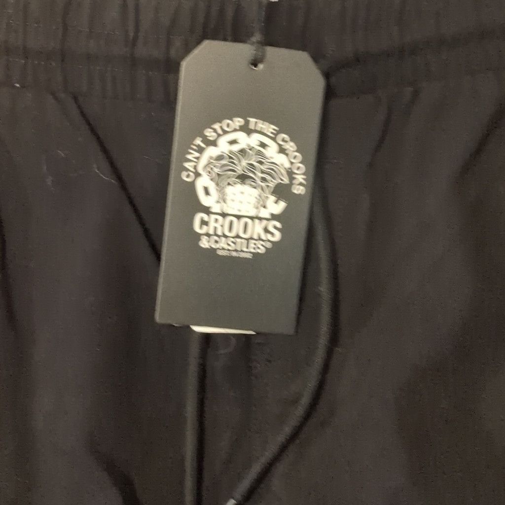 Crooks & Castles Crooks & castles black CNC bungee cargo joggers size large Size US 31 - 4 Thumbnail
