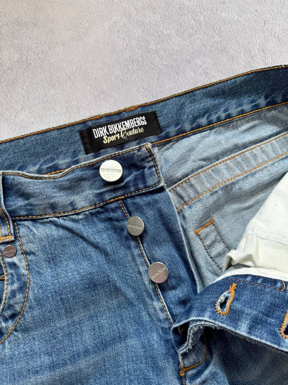 Dirk Bikkembergs Dirk Bikkemberg Logo Distressed Denim Ripped Pants Size US 34 / EU 50 - 7 Thumbnail