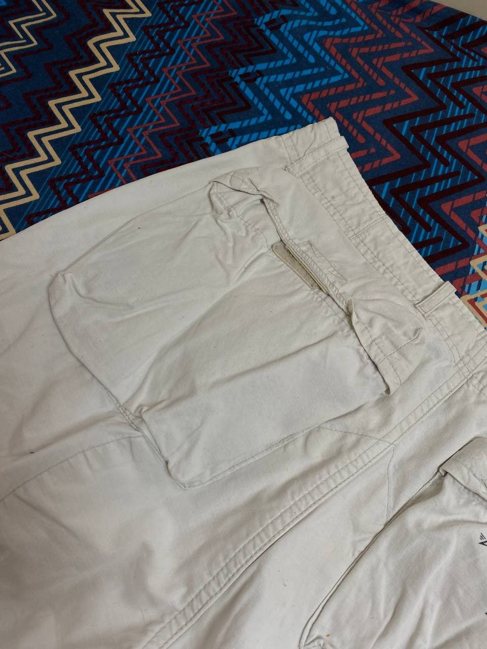 Alpha Industries jeans pants white Y2K Alpha Industries logo vintage Size US 34 / EU 50 - 24 Thumbnail