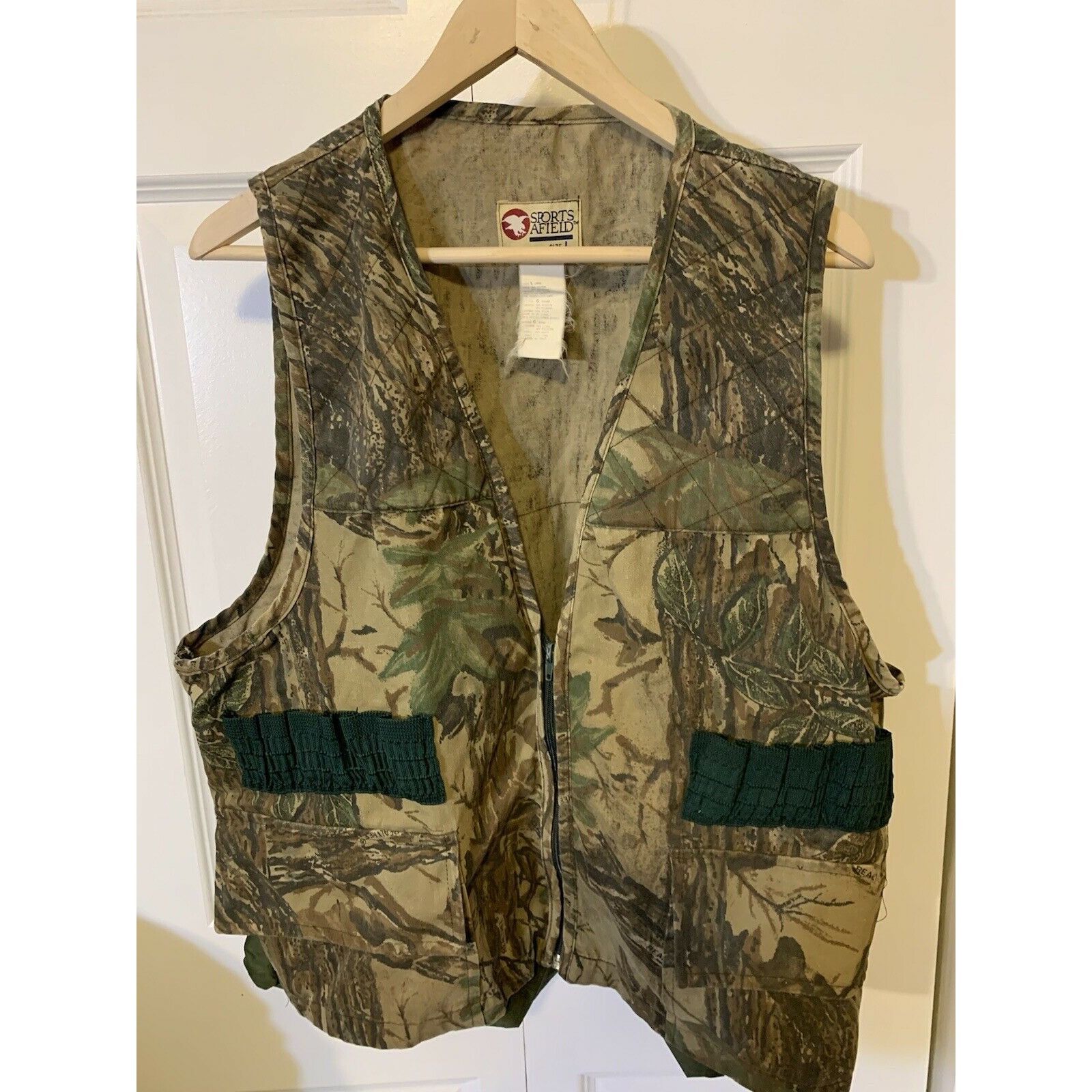 Sports Afield Vtg 90s Sports Afield Camo Men’s Sz L Hunting Vest Back Pouc Size US L / EU 52-54 / 3 - 4 Thumbnail