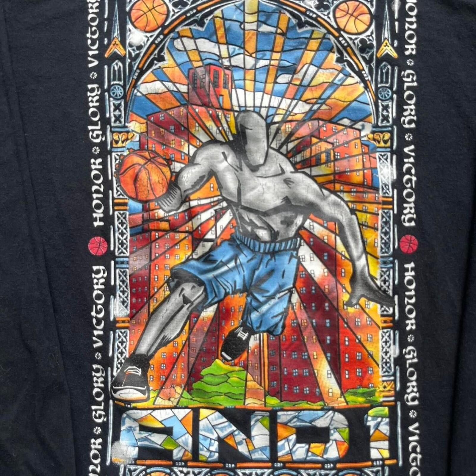 JW Anderson AND1 Stained Glass Dribbling Graphic Kids Medium Long Sleeve Size US M / EU 48-50 / 2 - 4 Thumbnail