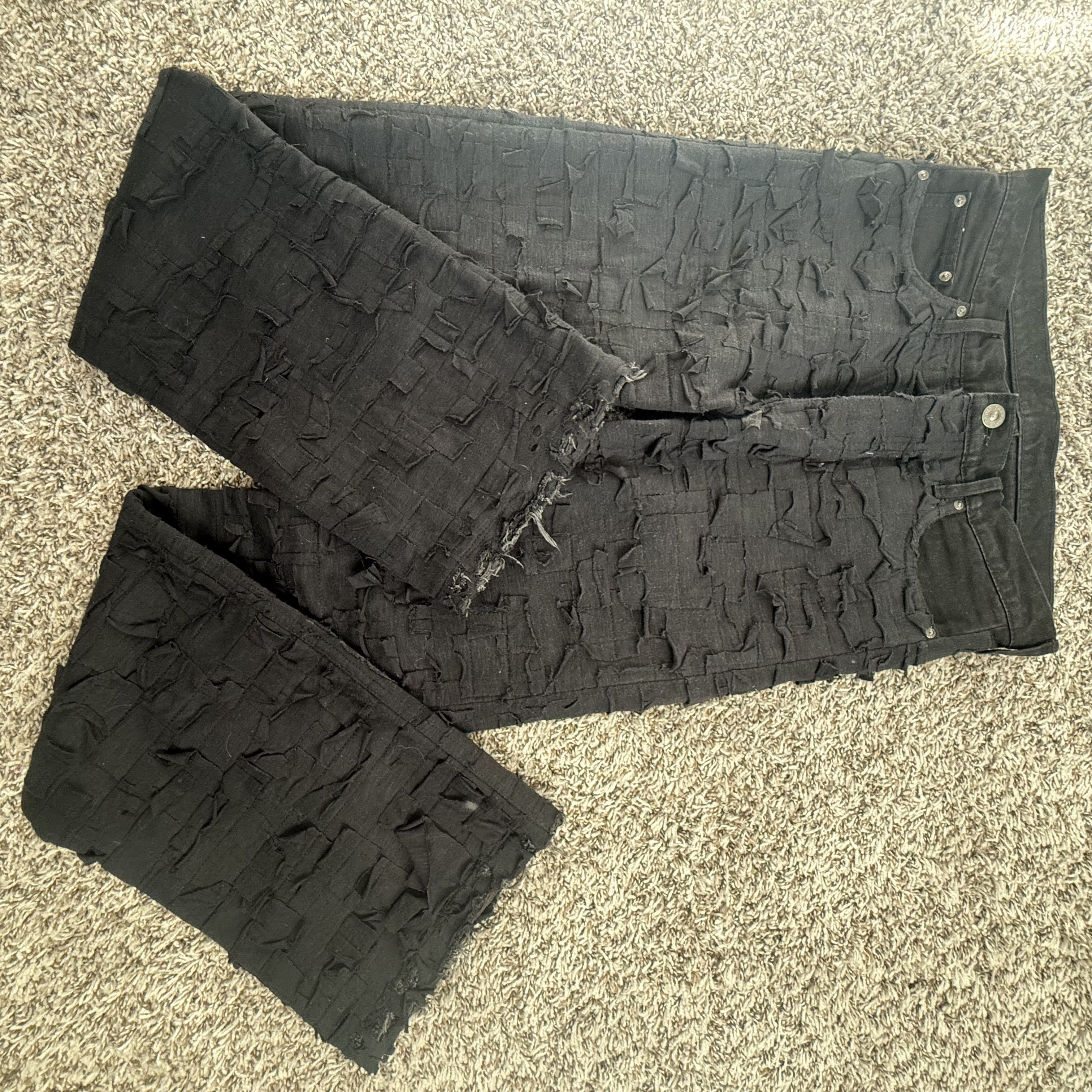 Paradoxe Paris DARK FLAYED SAIL JEANS Size US 32 / EU 48 - 6 Thumbnail
