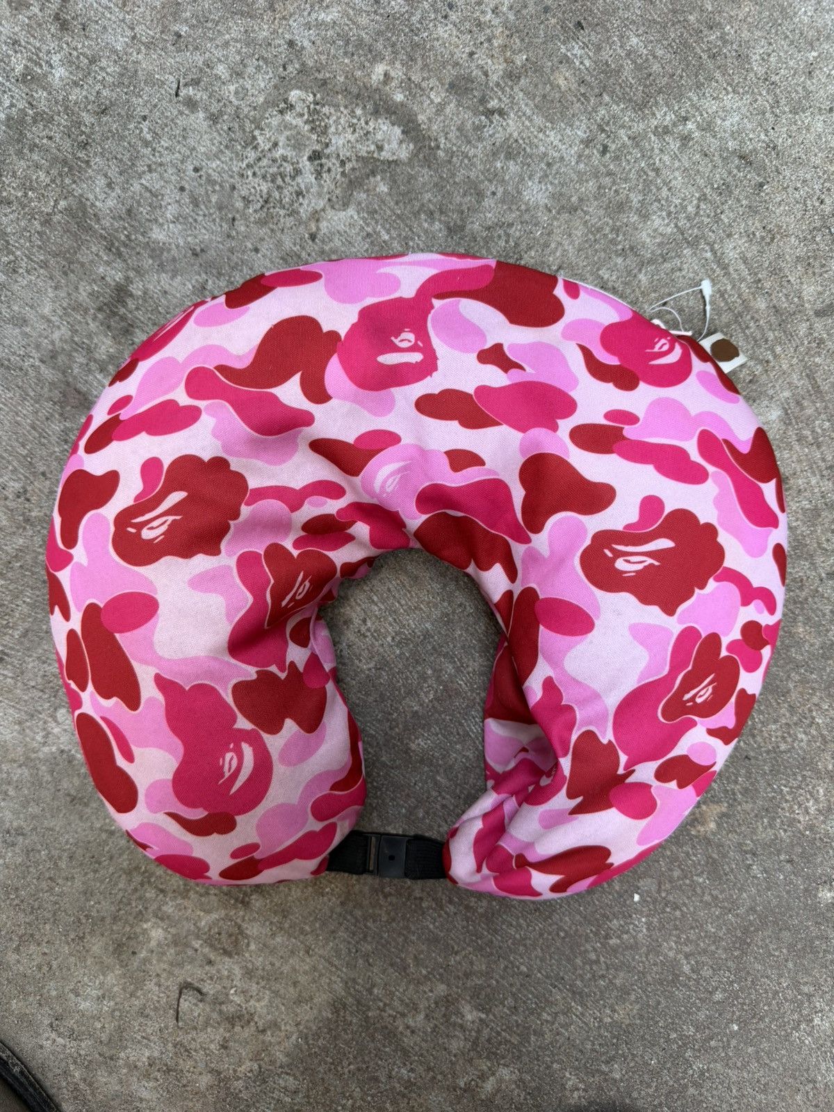 Bape Bape Pink Camo 2-Way Neck Pillow Size ONE SIZE - 2 Thumbnail