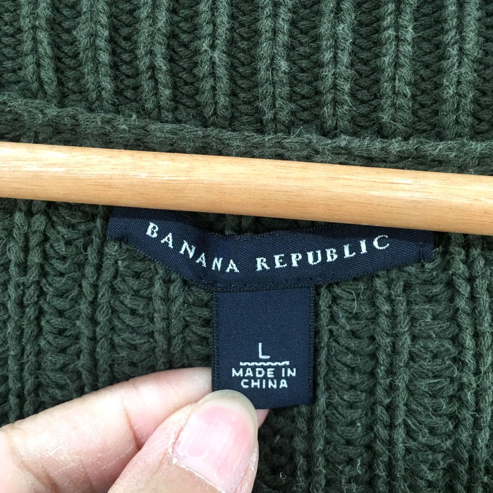 Banana Republic Banana Republic Sweater Jacket Womens Large Green Long Sleeve Knitted Round Neck Cardigan Size L / US 10 / IT 46 - 7 Thumbnail