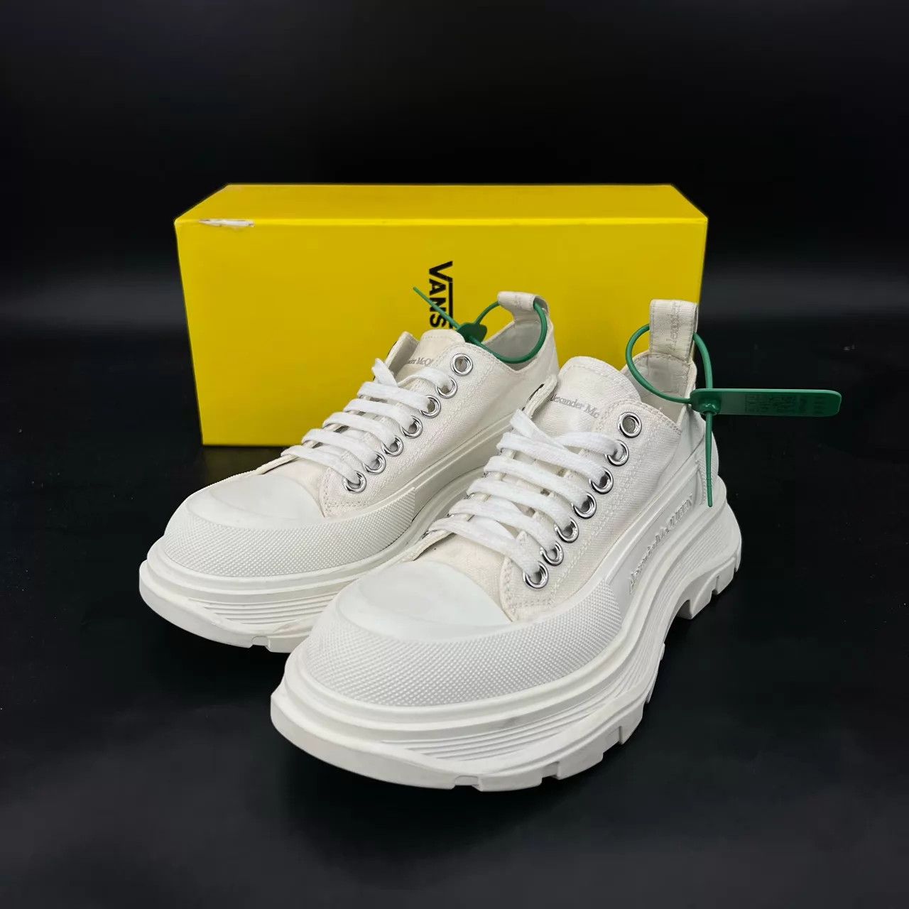 Alexander McQueen McQueen White Martin boots 37 Lightly Worn Size US 6 / IT 36 - 1 Thumbnail