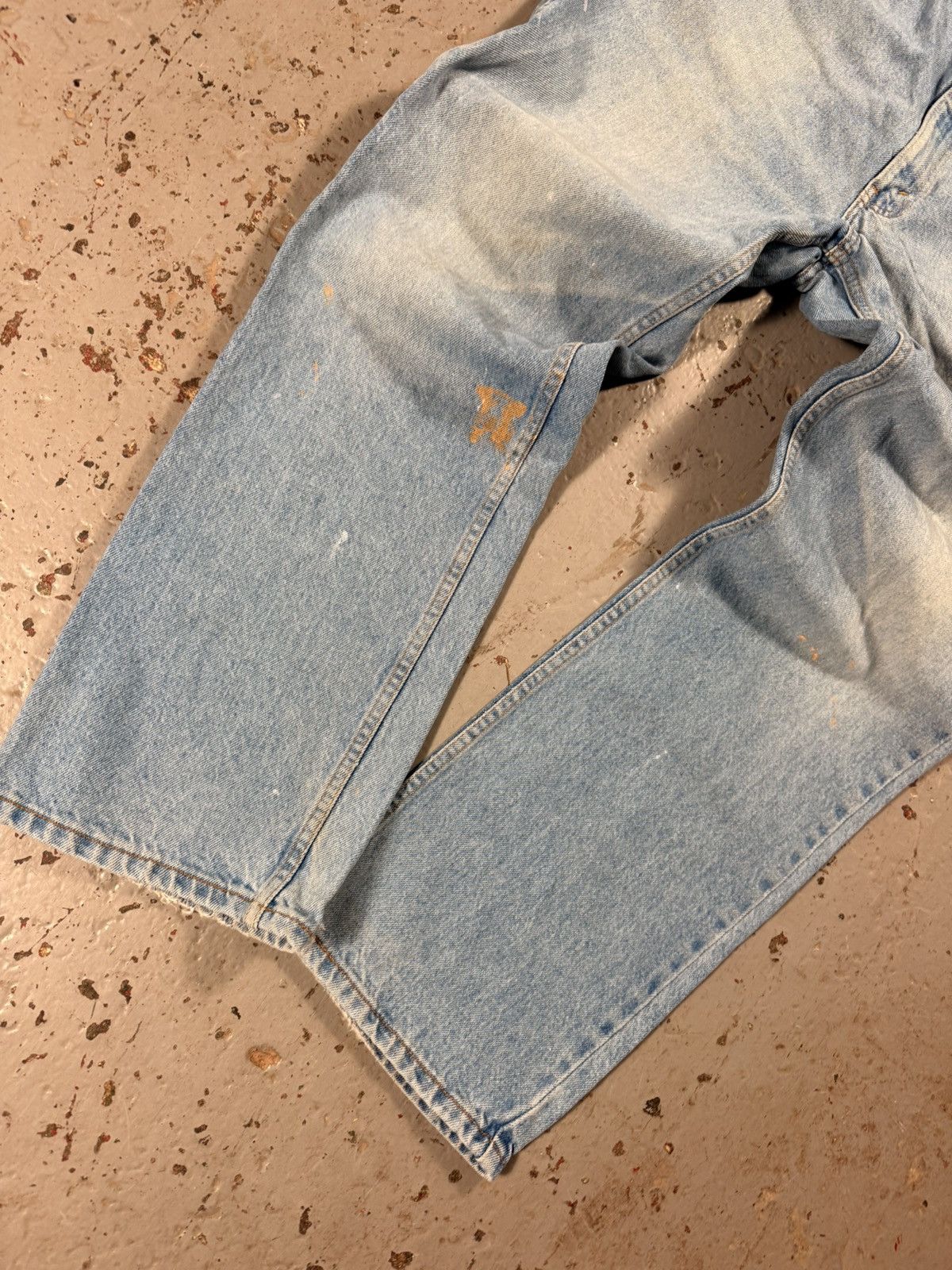 Levi's Vintage Paint Splash Classic Orange Tag Levi Denim Pants Size US 36 / EU 52 - 2 Thumbnail