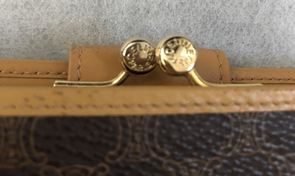 Celine Vintage Celine Macadam Wallet Size ONE SIZE - 4 Thumbnail