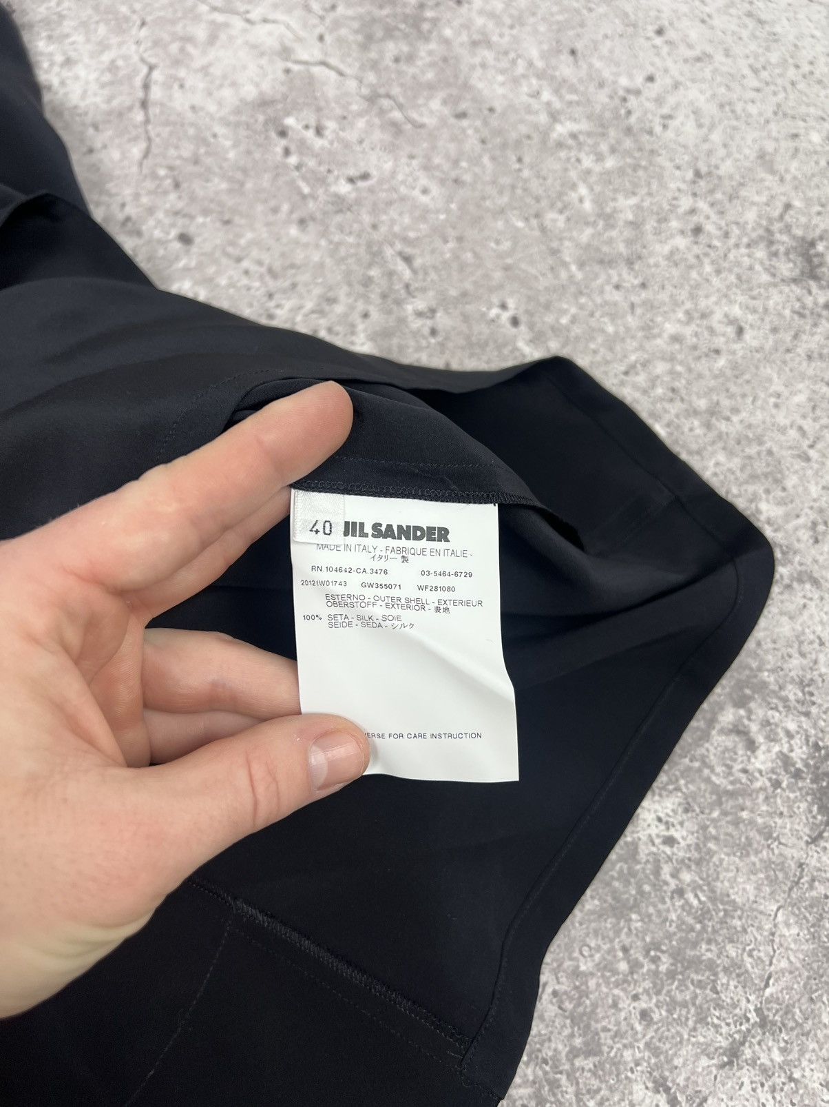 Jil Sander Jil Sander Silk Mini Skirt Size 27" / US 4 / IT 40 - 8 Thumbnail