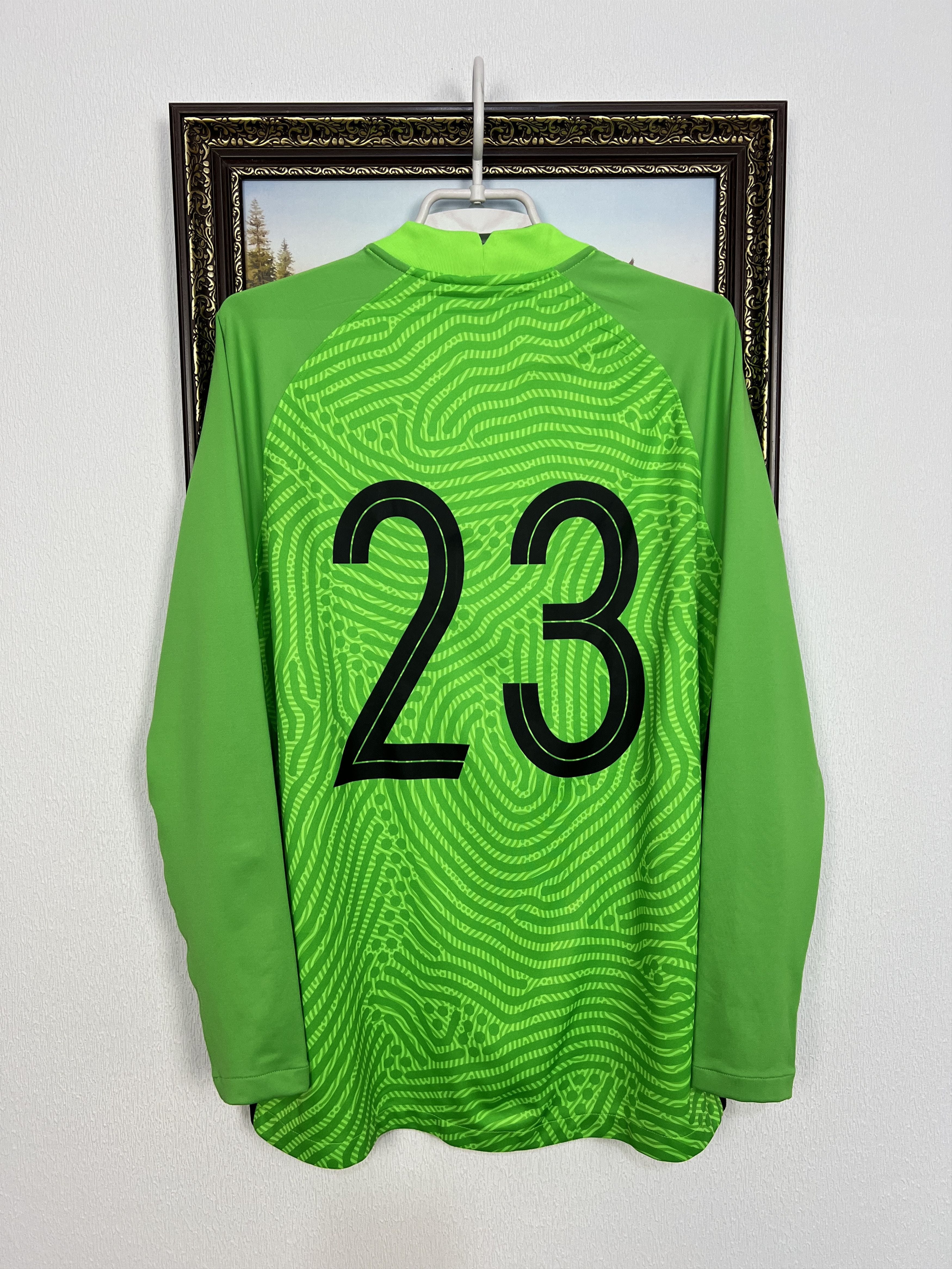 Nike Norway Player Issue Goalkeeper football shirt Soccer Jersey Size US L / EU 52-54 / 3 - 8 Thumbnail