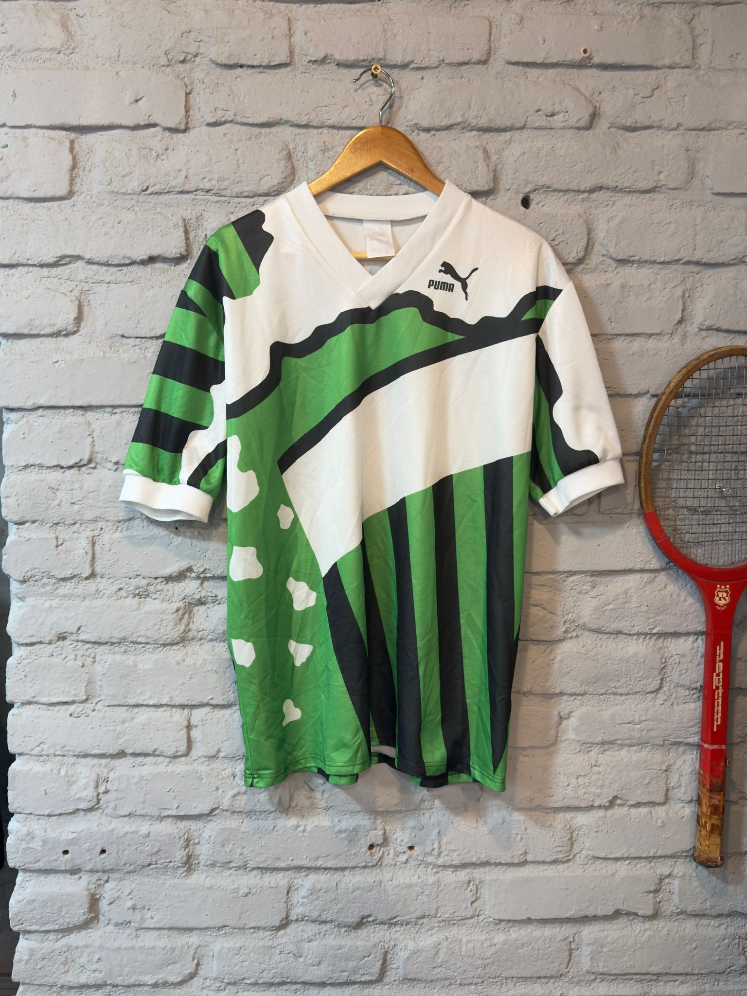 Puma Vintage 80s/90s Puma template Football Jersey Size US L / EU 52-54 / 3 - 2 Thumbnail