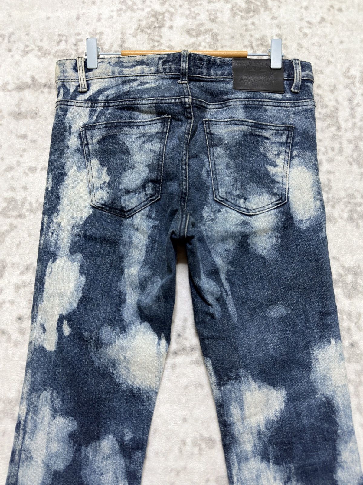Hysteric Glamour Neige Style Acid Wash Skinny Punk Archive Denim Jeans Size US 31 - 9 Thumbnail