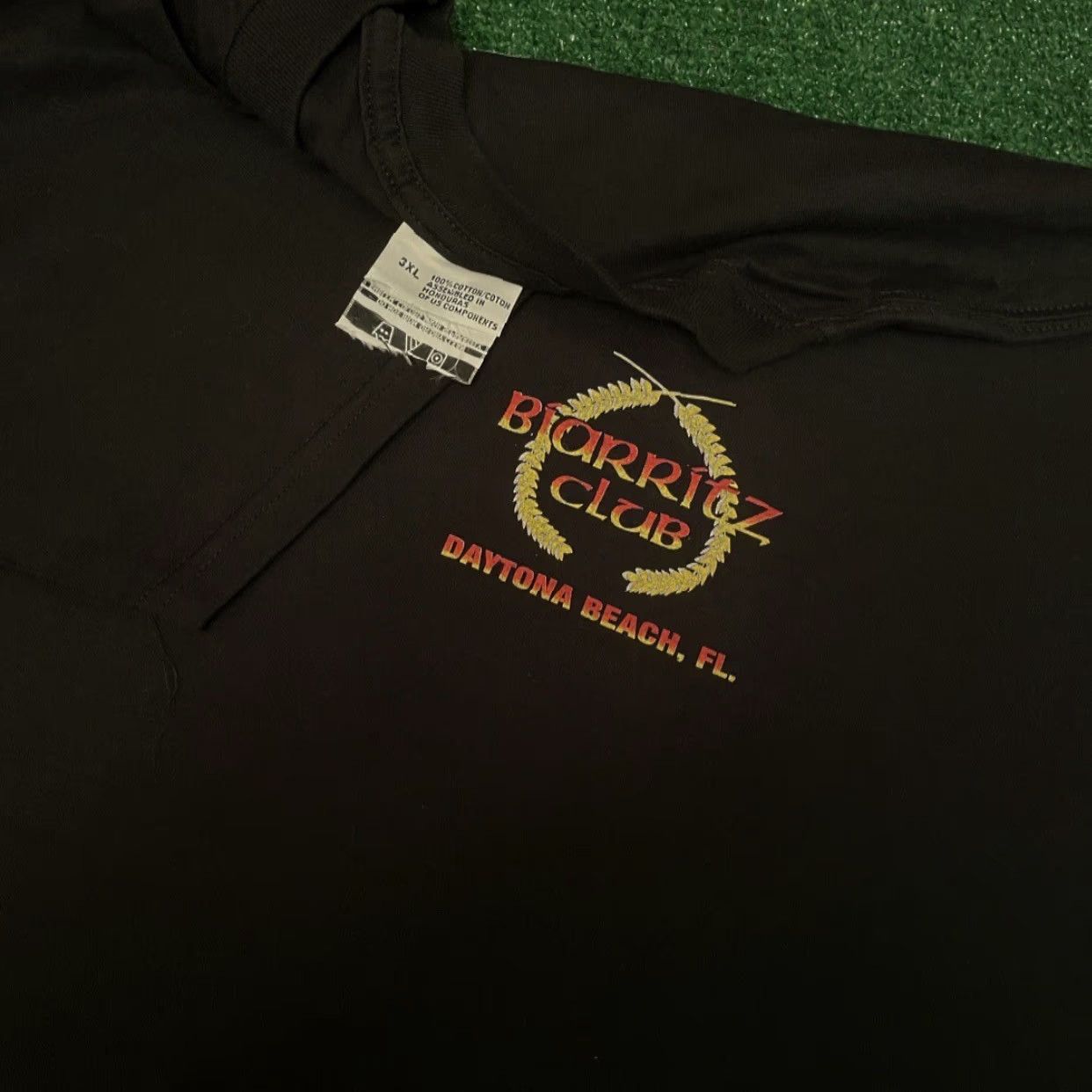 Vintage VINTAGE 90s Y2K Biker Daytona Beach Bike Week Biarritz Club VTG Shirt Size 3XL Black Men Short Sleeve Shirt Size US XXL / EU 58 / 5 - 3 Thumbnail