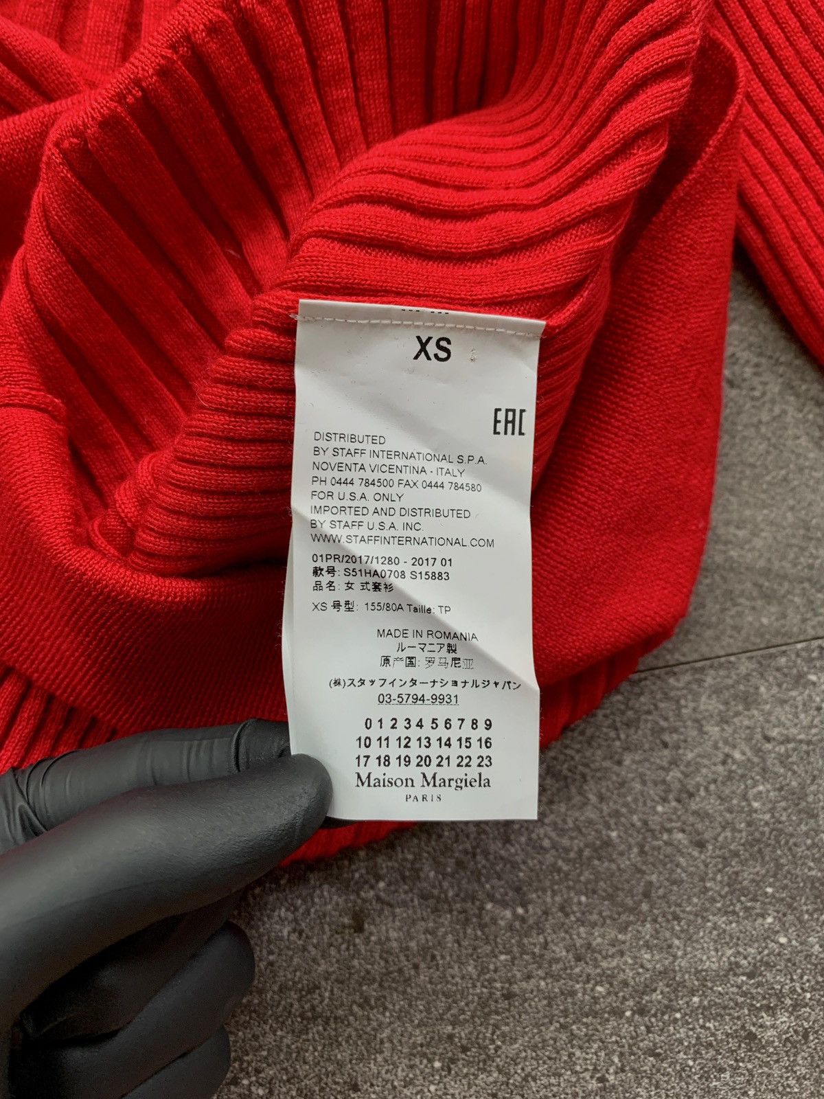Maison Margiela FREE TAX! Line 4 Wool Ribbed Knit Sweater Size S / US 4 / IT 40 - 8 Thumbnail