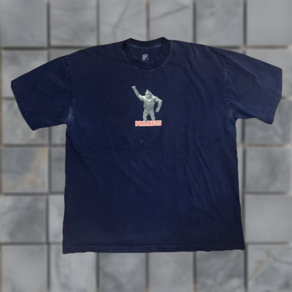Vintage VINTAGE Brooklyn Projects Graphic T-Shirt Blue Men’s XL Skater Streetwear 90s Hip Hop USA Art Baseball? Size US XL / EU 56 / 4 - 1 Thumbnail