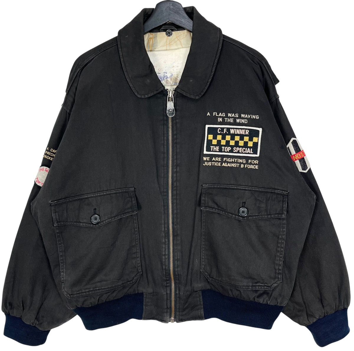 Vintage Vintage US Airborne Division Bomber Jacket Size US L / EU 52-54 / 3 - 2 Thumbnail