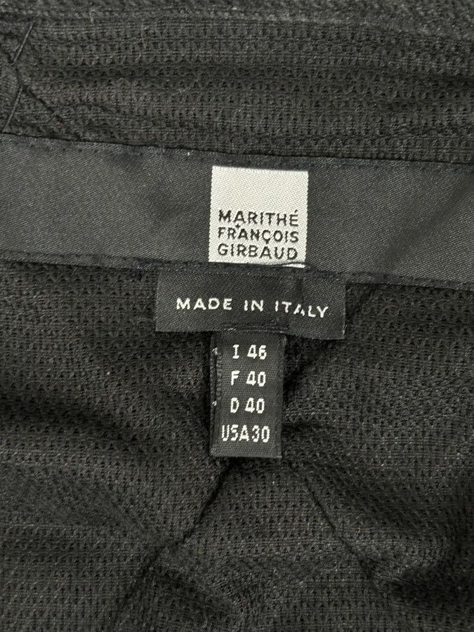 Marithe + Francois Girbaud AW2000 Marithé + François Girbaud Black Structure Hooded Jacket Size US S / EU 44-46 / 1 - 10 Thumbnail
