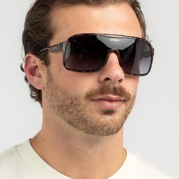 Carrera CARRERA 1046/S 0086 9O Sunglasses Havana Shield Frame Size ONE SIZE - 2 Thumbnail
