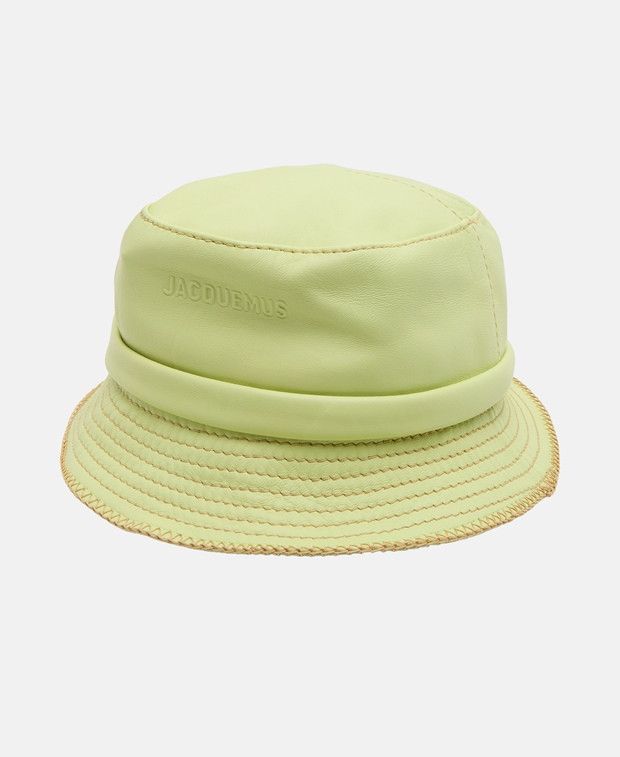 Jacquemus Leather bucket hat Size ONE SIZE - 1 Thumbnail
