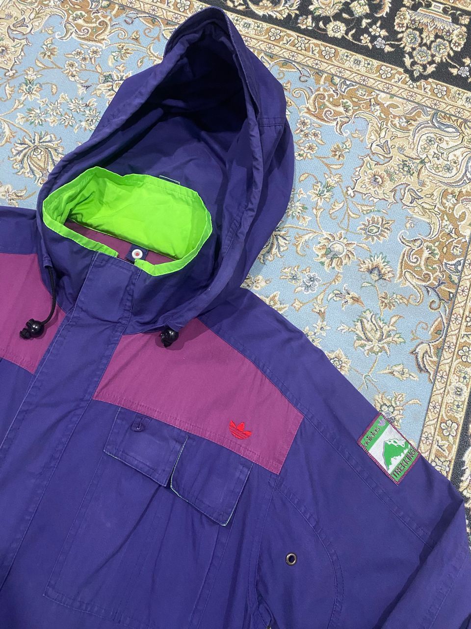 Adidas × Japanese Brand × Vintage Vintage Adidas Trekking Hoodies Jacket Size US L / EU 52-54 / 3 - 7 Thumbnail
