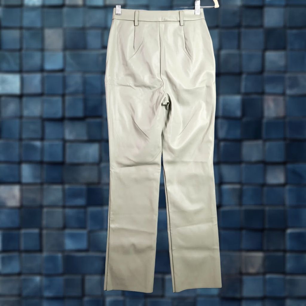 Supreme Supre Women's Pants Straight Silver leather NEW Size 6 Casual Vintage? (Note: "Vintage" not applicable) Size 28" / US 6 / IT 42 - 1 Thumbnail