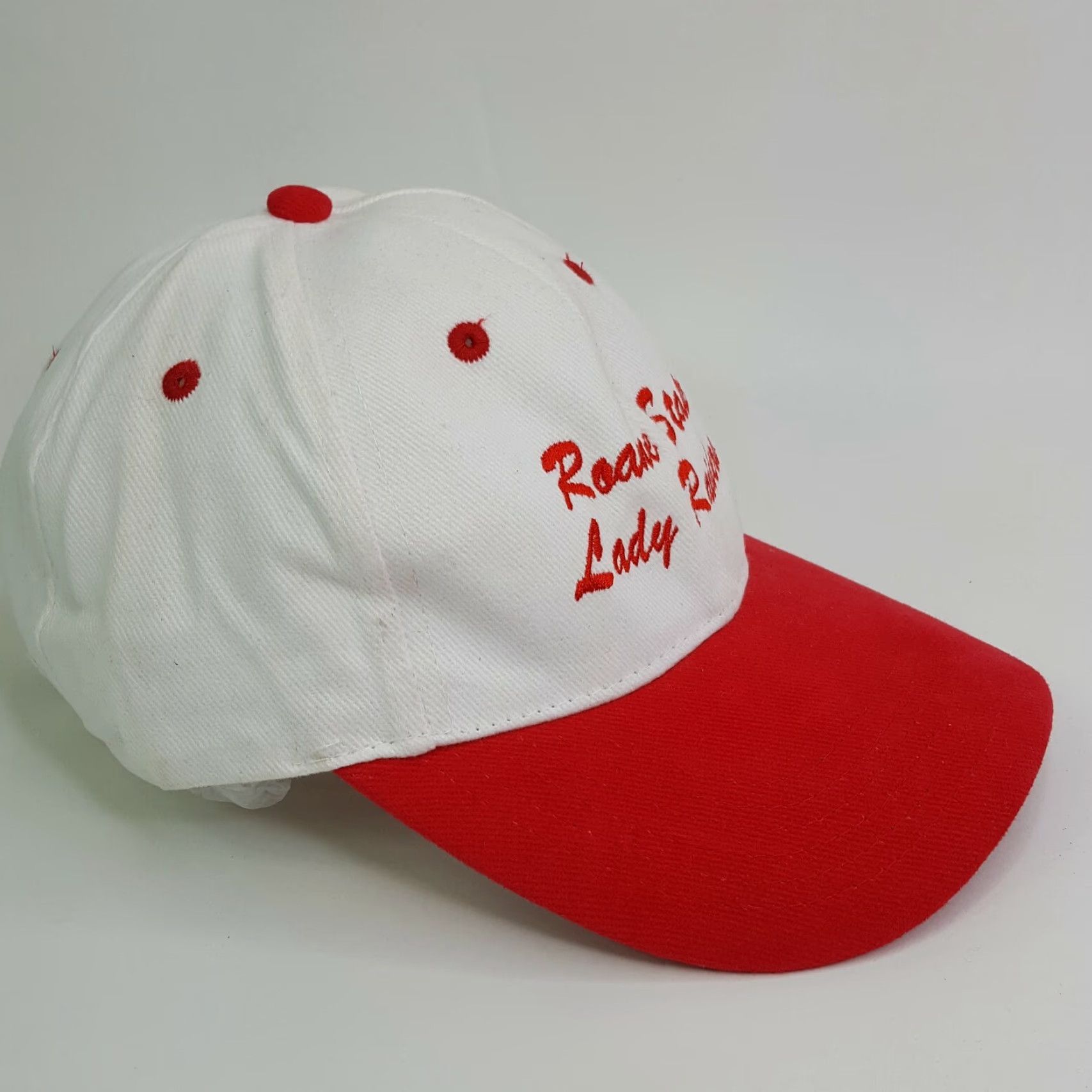 Etro VINTAGE Lady Raiders Hat Baseball Cap Retro College Snapback ATT Headwear Unisex Adjustable Twill White 90s Y2K Sports Basketball University Colleg e Size ONE SIZE - 3 Thumbnail