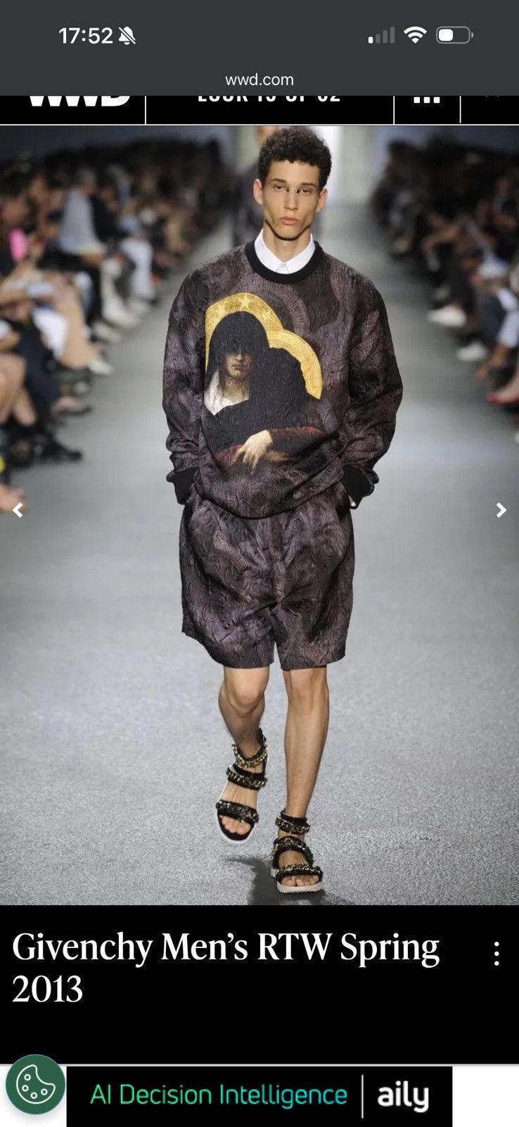 Givenchy givenchy riccardo tisci prefall 2013 madonna print pants 30 Size US 30 / EU 46 - 12 Thumbnail