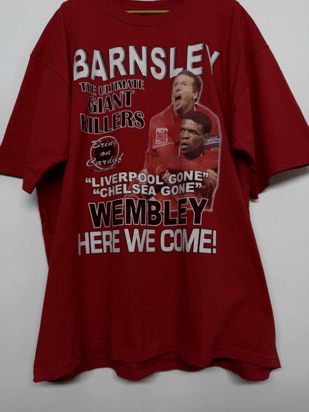 Fruit Of The Loom Vintage Y2k Barnsley the unlimated giant killers T-Shirt 00’ Size US XL / EU 56 / 4 - 9 Thumbnail