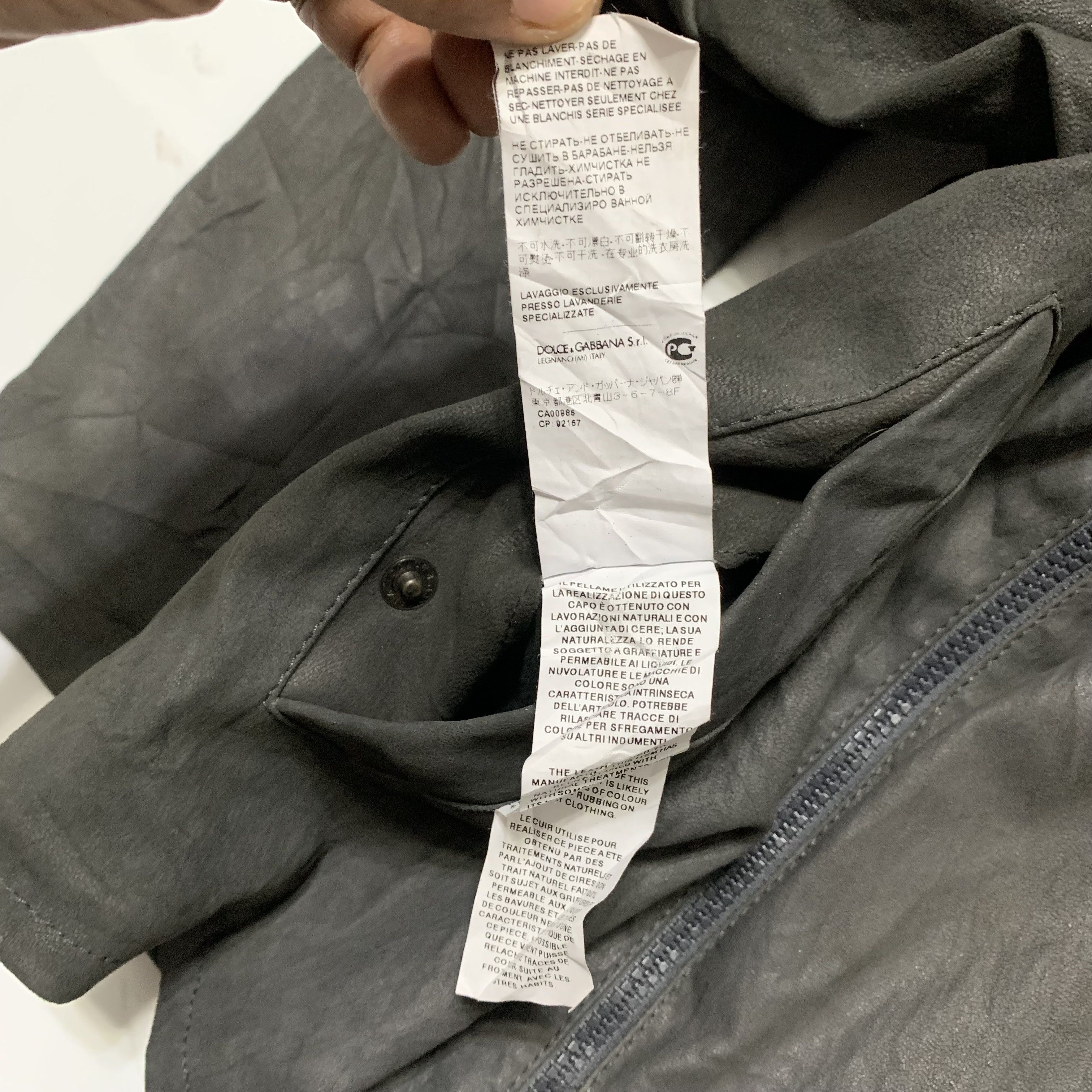 Dolce & Gabbana Dolce & Gabbana Lamb Leather Jacket Size M / US 6-8 / IT 42-44 - 12 Thumbnail