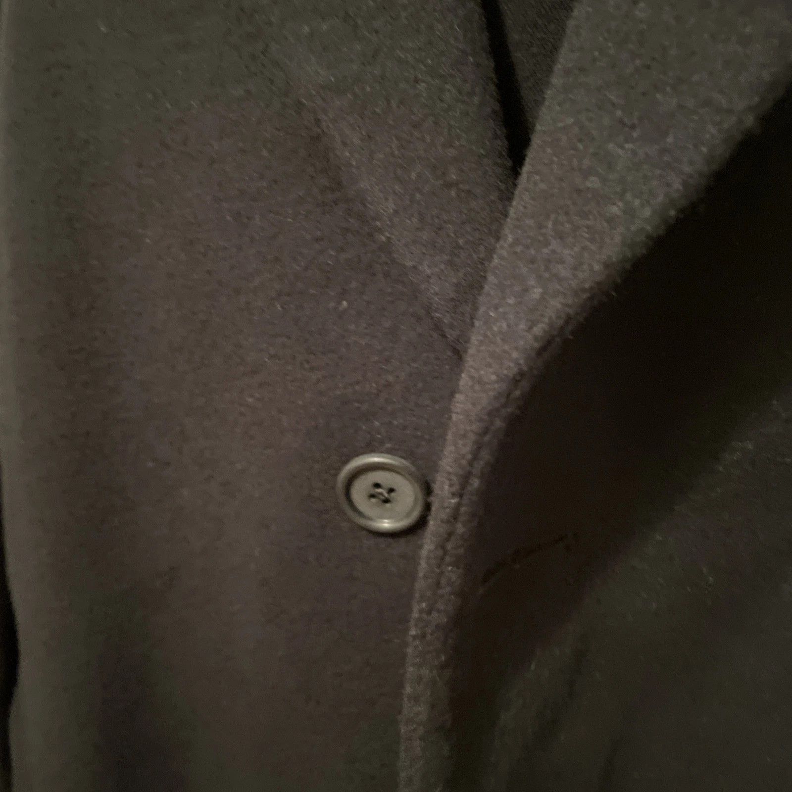Brooks Brothers VTG Brooks Brothers Black Wool Cashmere Overcoat Mens 42R Size US L / EU 52-54 / 3 - 2 Thumbnail