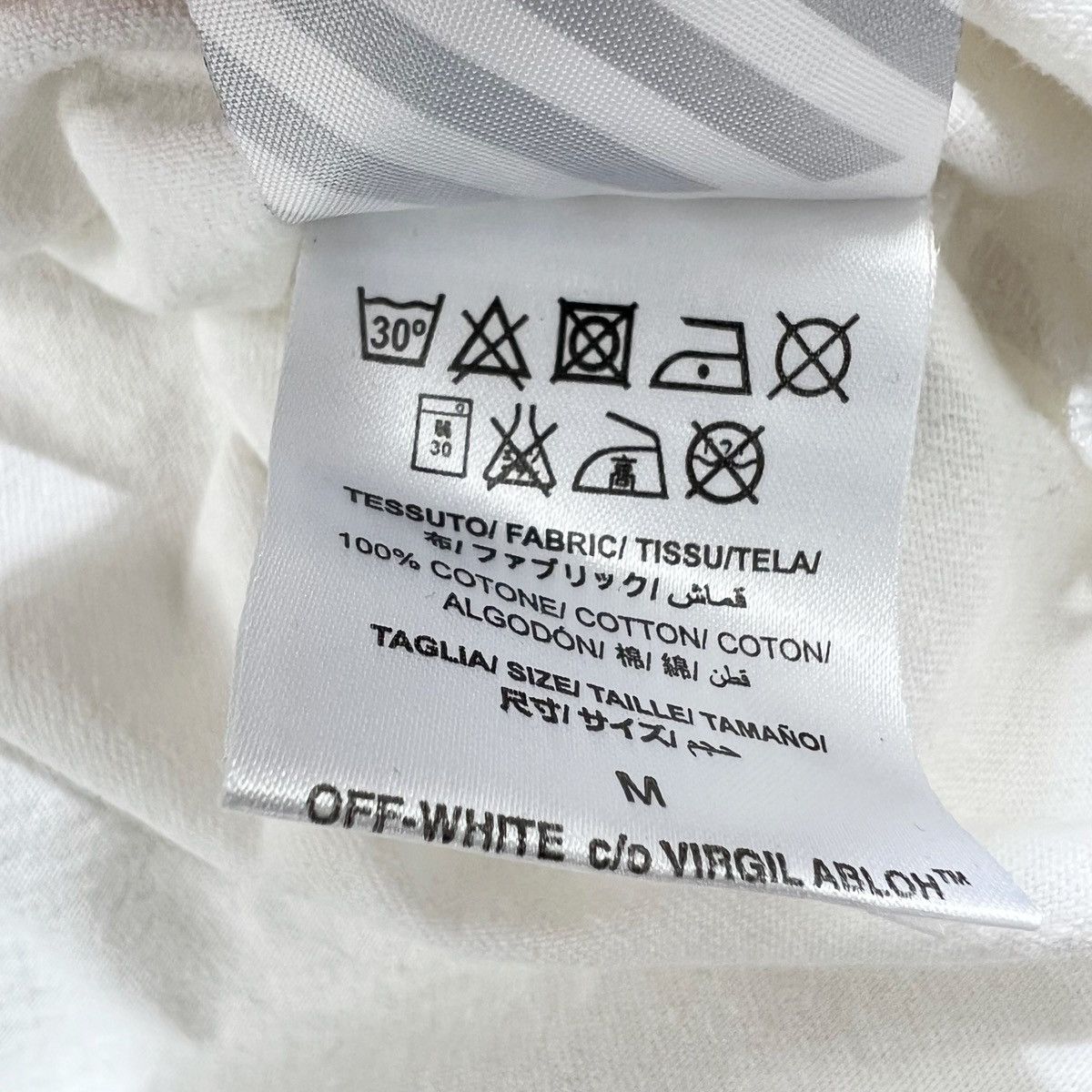 Off-White Off-White Yellow Caravaggio White T Shirt Size US XL / EU 56 / 4 - 8 Thumbnail