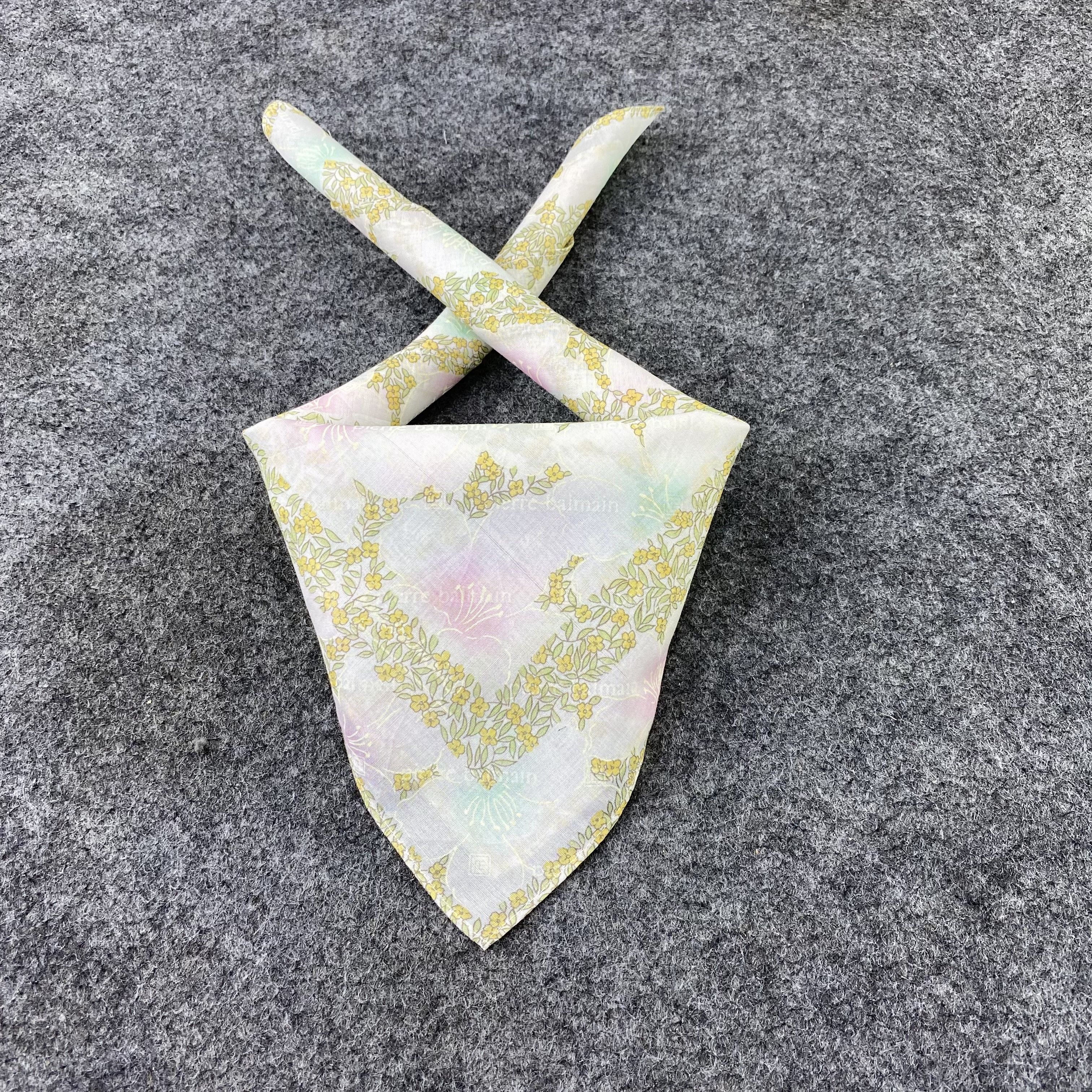 Pierre Balmain Pierre Balmain Handkerchief / Bandana / Neckerchief-B1375 Size ONE SIZE - 2 Thumbnail