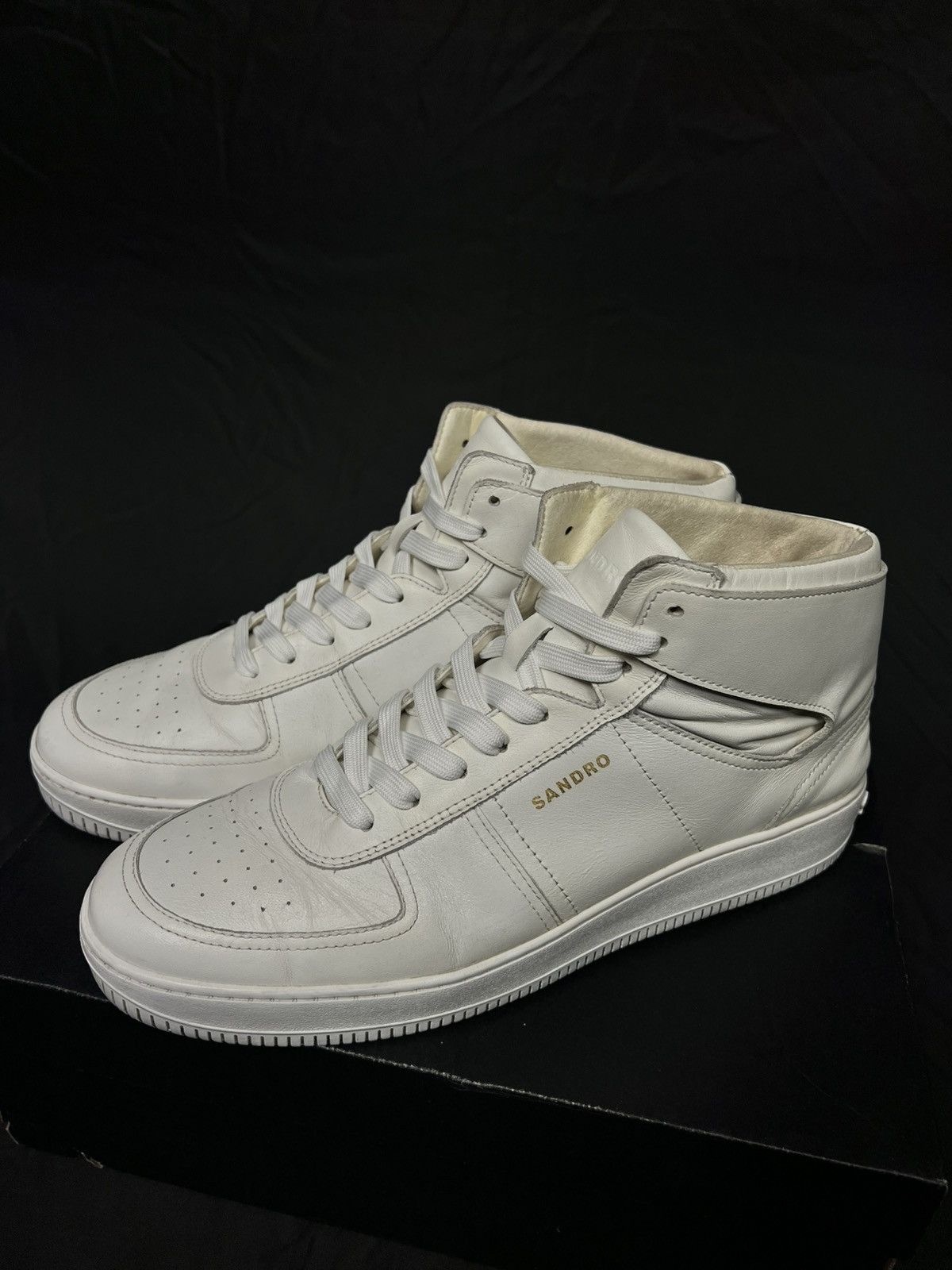 Sandro Sandro trainers leather sneakers Size US 10 / EU 43 - 4 Thumbnail