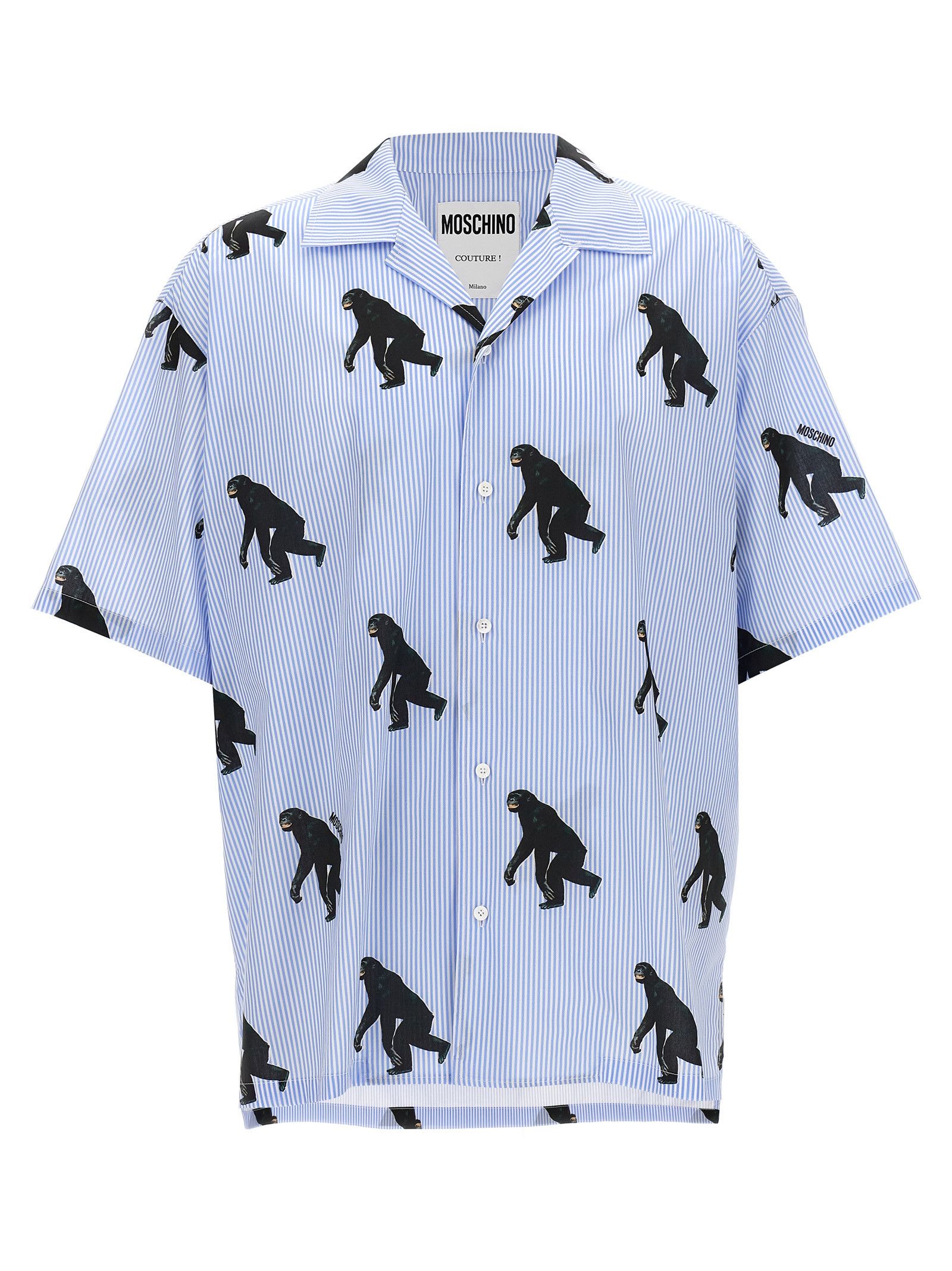 Moschino 'Scimpanzé' Print Shirt Size US M / EU 48-50 / 2 - 1 Thumbnail