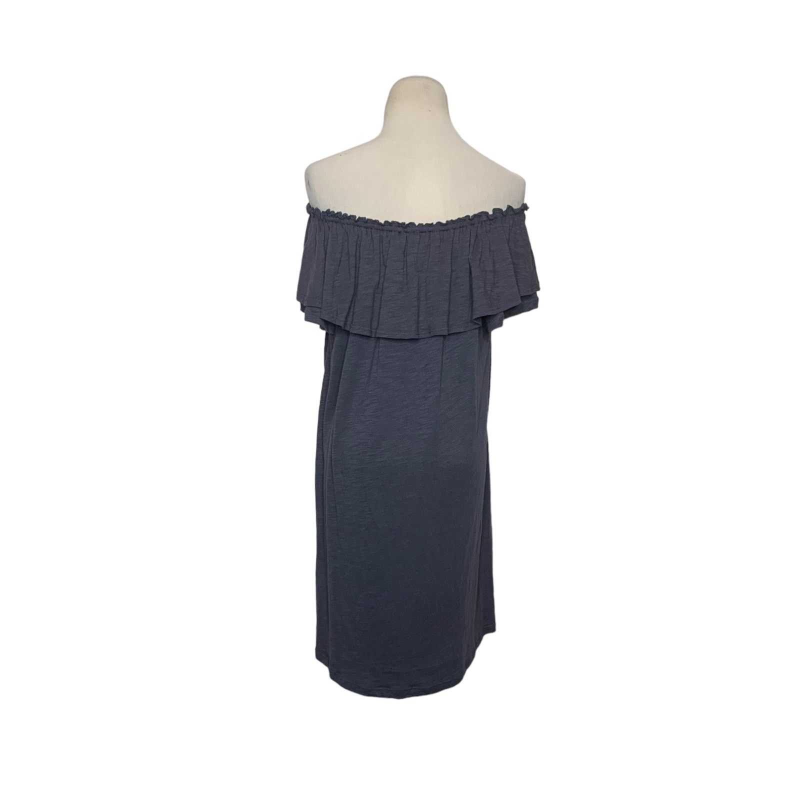 Drew Drew Smokey Gray Off Shoulder Mini Shift Dress Size M Size M / US 6-8 / IT 42-44 - 6 Thumbnail