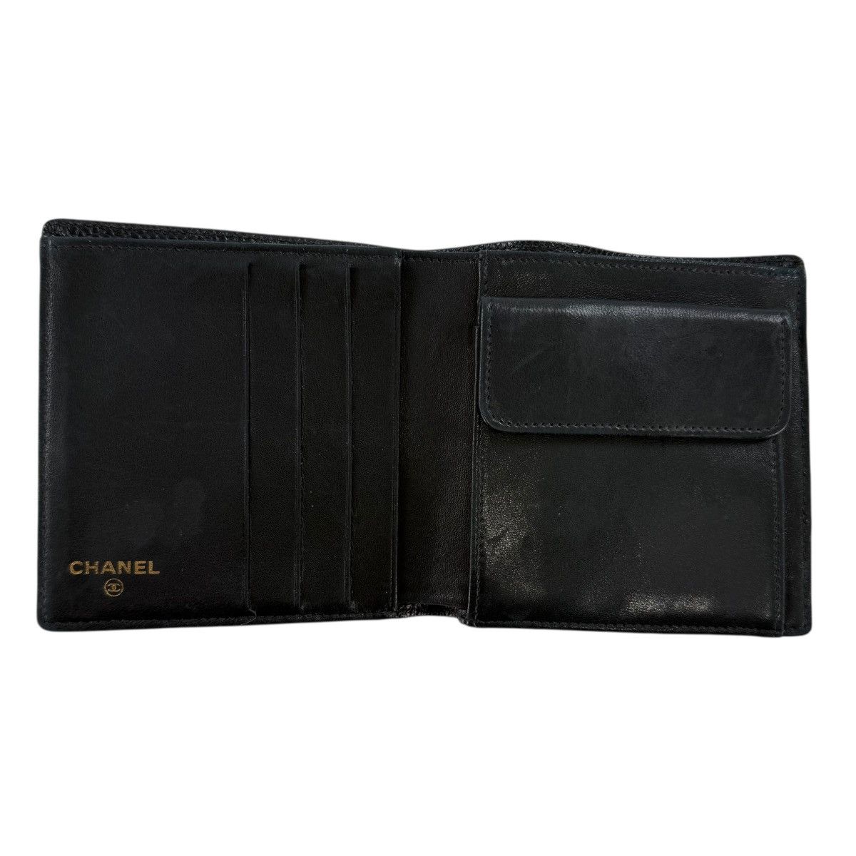 Chanel Chanel CC Caviar Leather Bifold Wallet Size ONE SIZE - 3 Thumbnail
