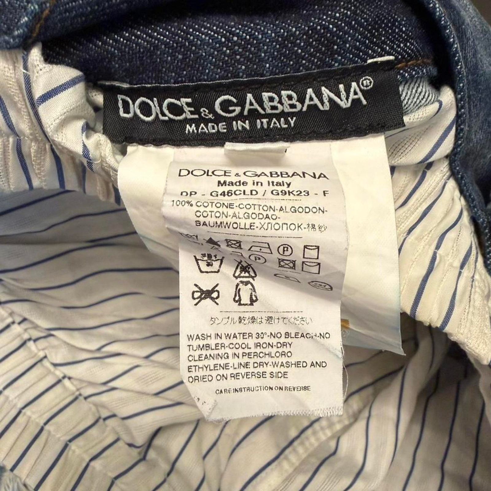 Dolce & Gabbana Dolce & Gabbana Denim Jeans Layered Boxer Pants RARE Y2K Size US 30 / EU 46 - 8 Thumbnail