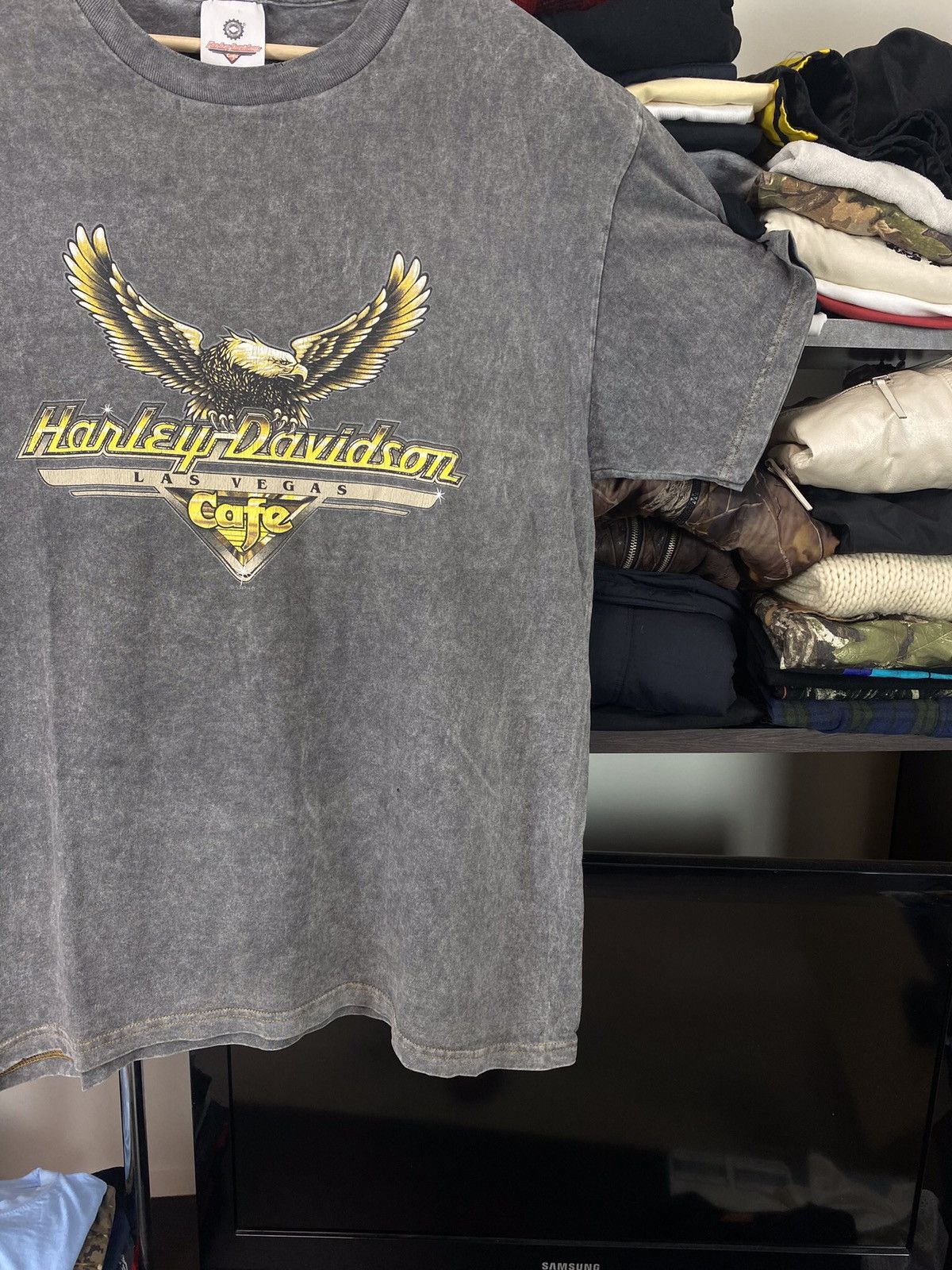 Harley Davidson × Vintage Vintage Harley Devidson Y2K 00s Tee Size US L / EU 52-54 / 3 - 4 Thumbnail