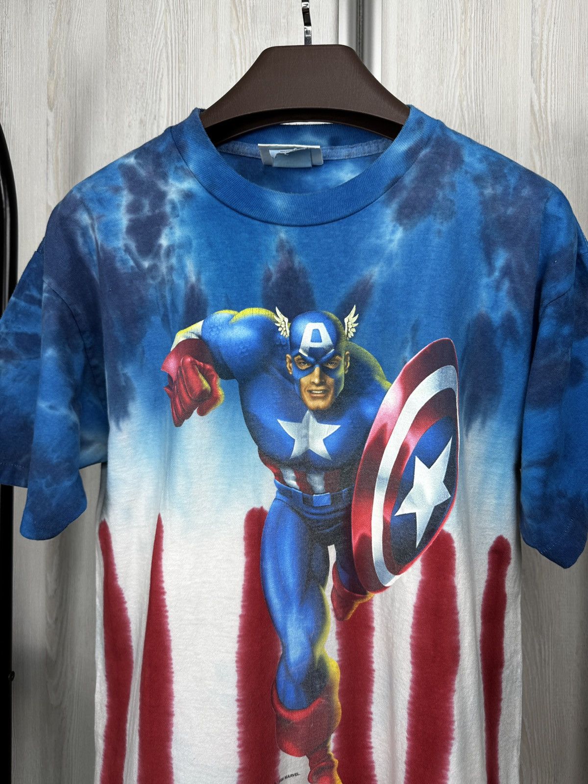 Universal Studios Vintage 1999 Captain America Universal Studios Tee USA made Size US M / EU 48-50 / 2 - 3 Thumbnail