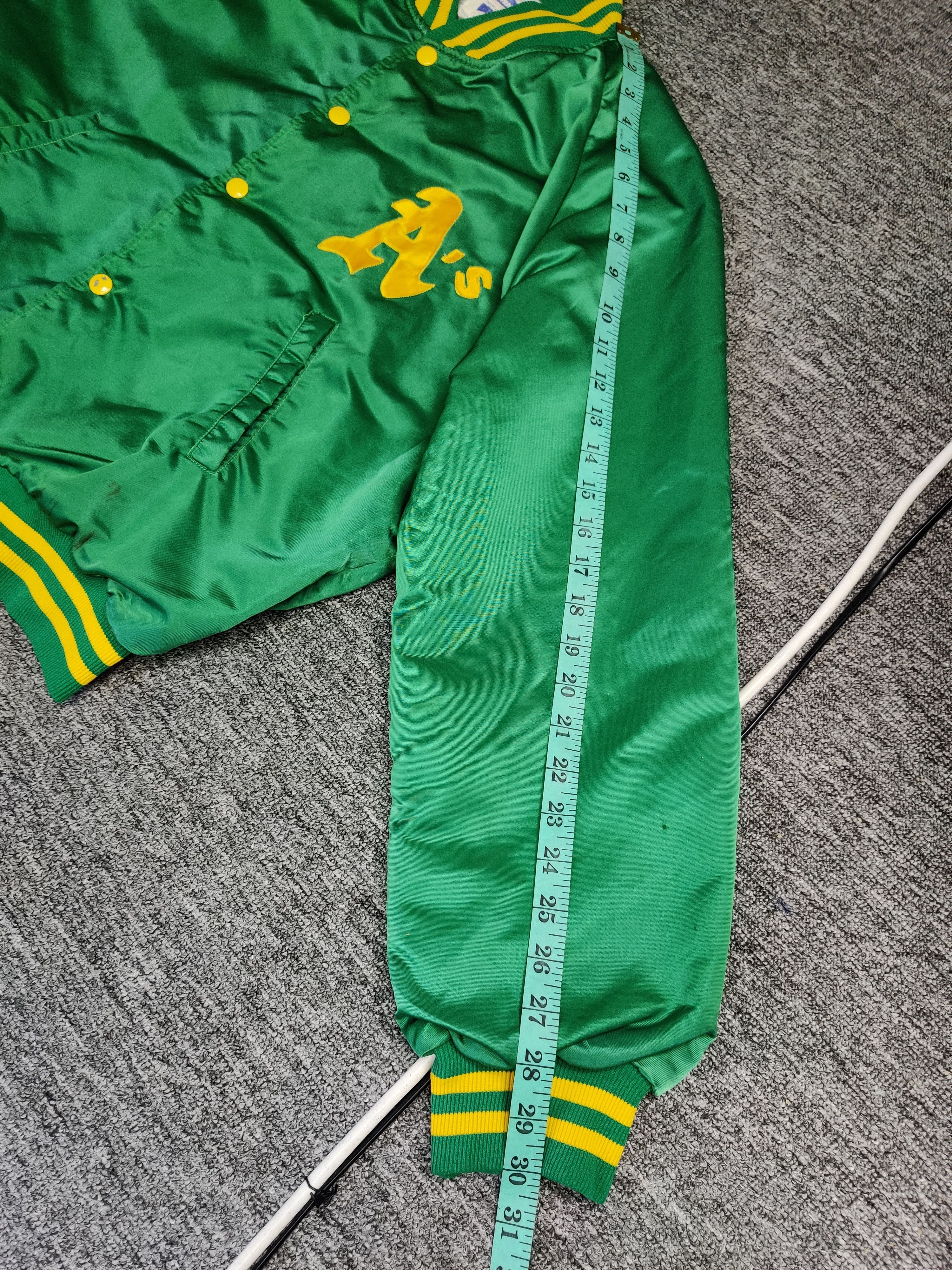 MLB Vintage 80s Oakland Baseball MLB Varsity Jacket Size US L / EU 52-54 / 3 - 11 Thumbnail