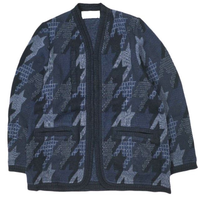 Other Other Mame Kurogouchi Houndstooth Knitted Jacket Cotton Outerwear MM23PS-KN724 DUTY FREE for USA Size ONE SIZE - 1 Thumbnail