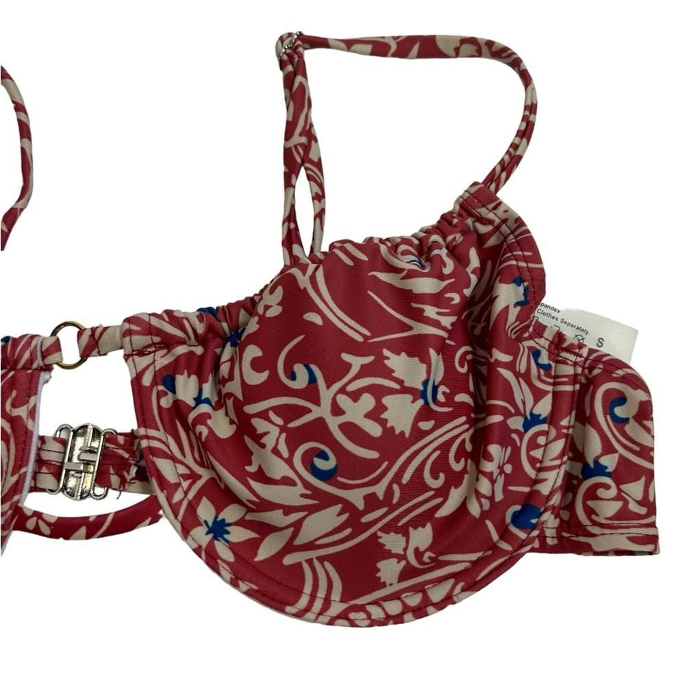 Designer Burnt Orange Beige Underwire Bikini Small Size ONE SIZE - 7 Thumbnail