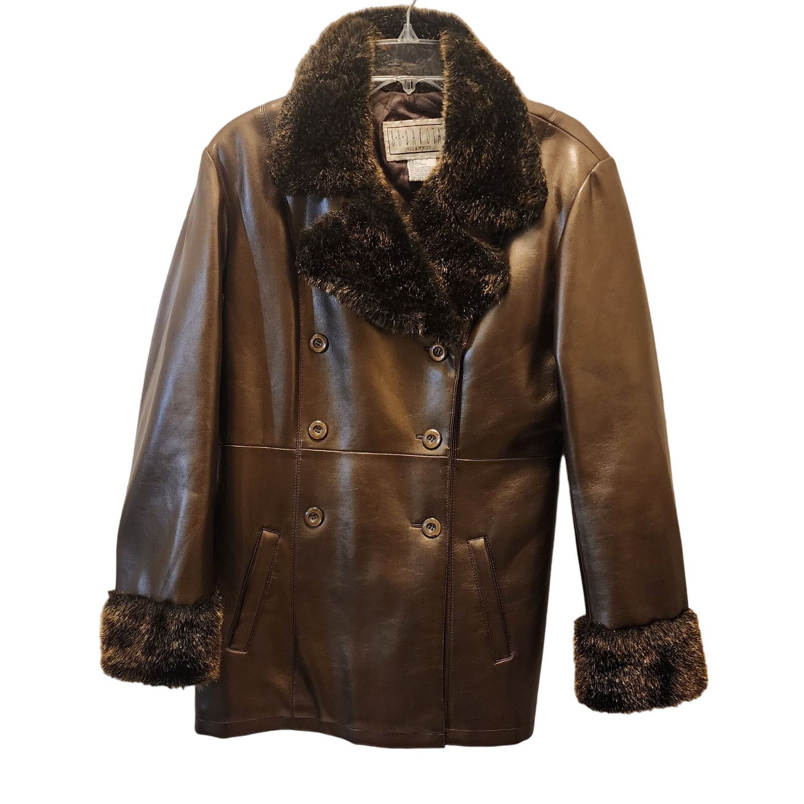 BB Dakota B B Dakota Pret A Porter Coat Brown With Fake Fur Jacket, L Size L / US 10 / IT 46 - 6 Thumbnail