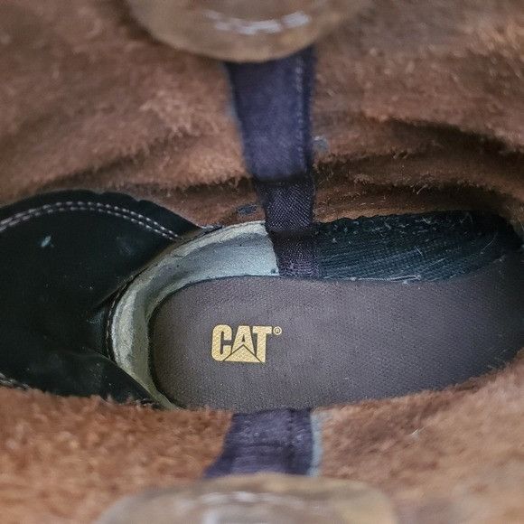 Caterpillar CAT Caterpillar Revolver Brown Oiled Leather Distressed Boot Size US 13 / EU 46 - 6 Thumbnail