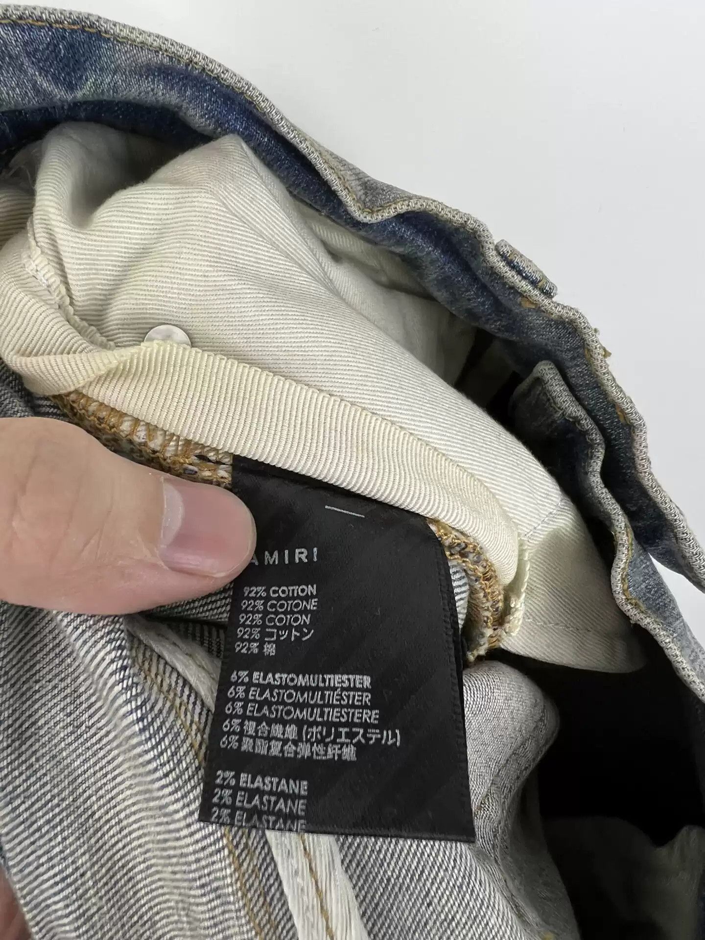 Amiri AMIRI Checked Destroyed Mx1 Jeans-2506 Size US 32 / EU 48 - 8 Thumbnail