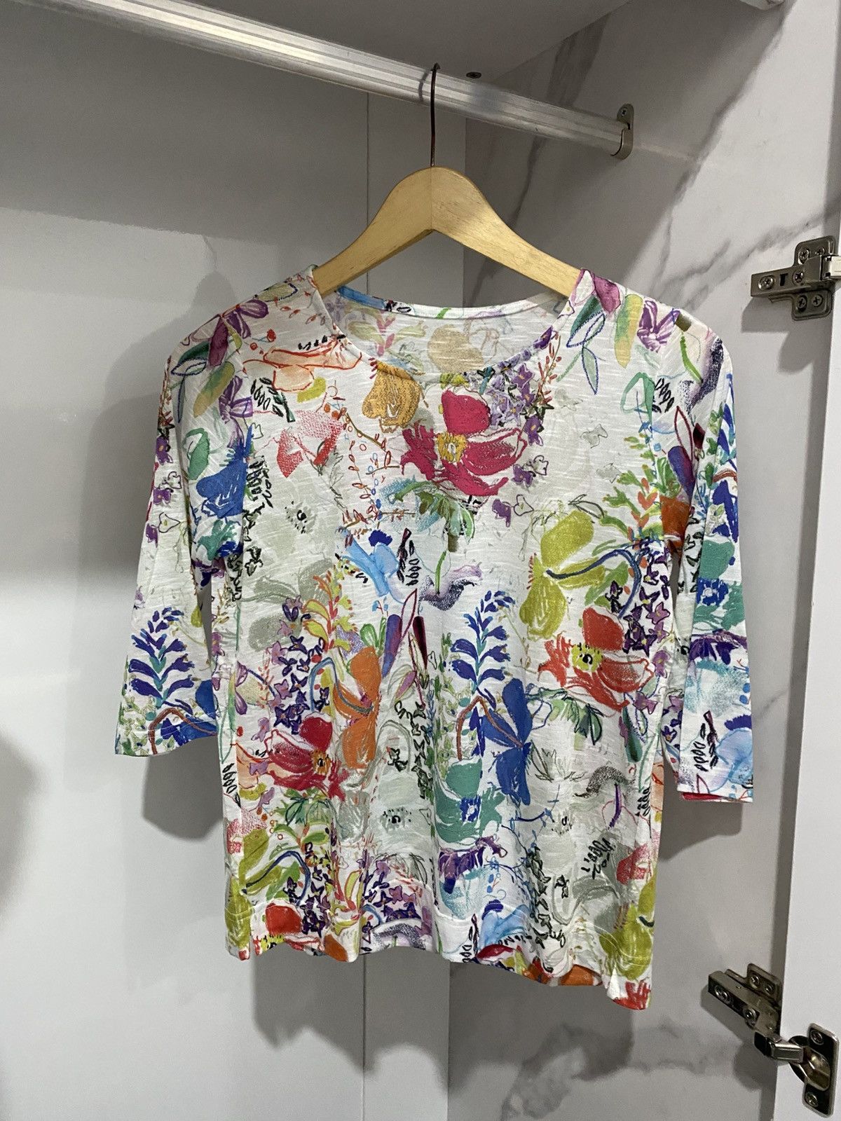 If Six Was Nine × Japanese Brand Japanese floral shirt mesh jpg styled issey Size US S / EU 44-46 / 1 - 1 Thumbnail