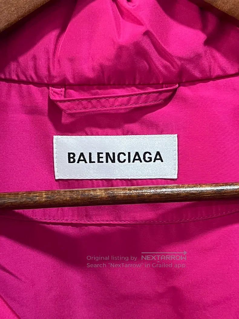 Balenciaga Balenciaga Coach jacket Magenta Size XS / US 0-2 / IT 36-38 - 4 Thumbnail